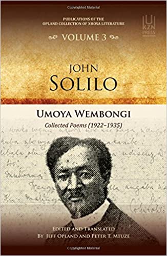JOHN SOLILO, Umoya Wembongi, collected poems (1922-1935)