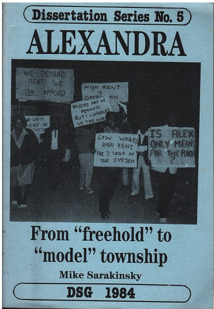 ALEXANDRA, from "freehold" to "model" township