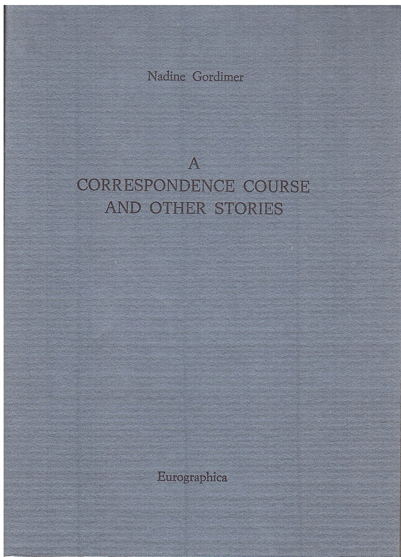 A CORRESPONDENCE COURSE, and other stories