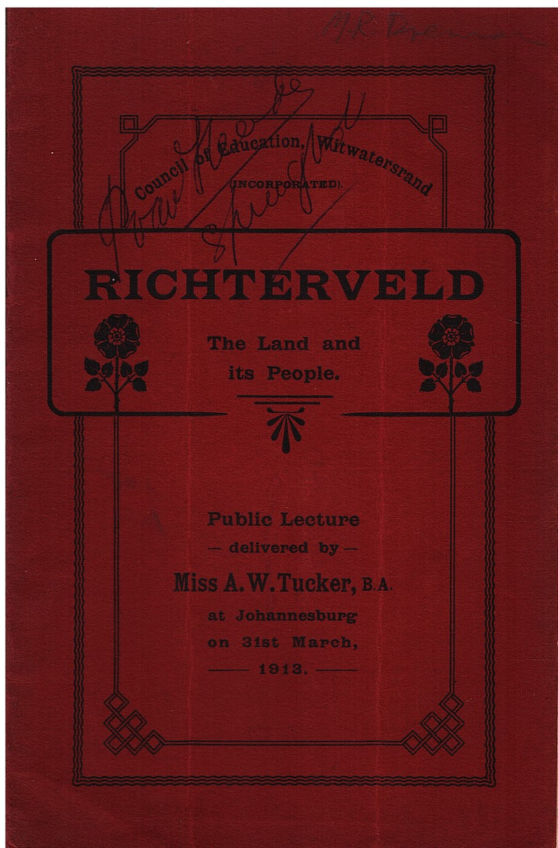 RICHTERVELD, the land and its people
