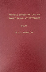 KRITIEKE SUKSESFAKTORE VIR SWART RADIO-ADVERTENSIES,