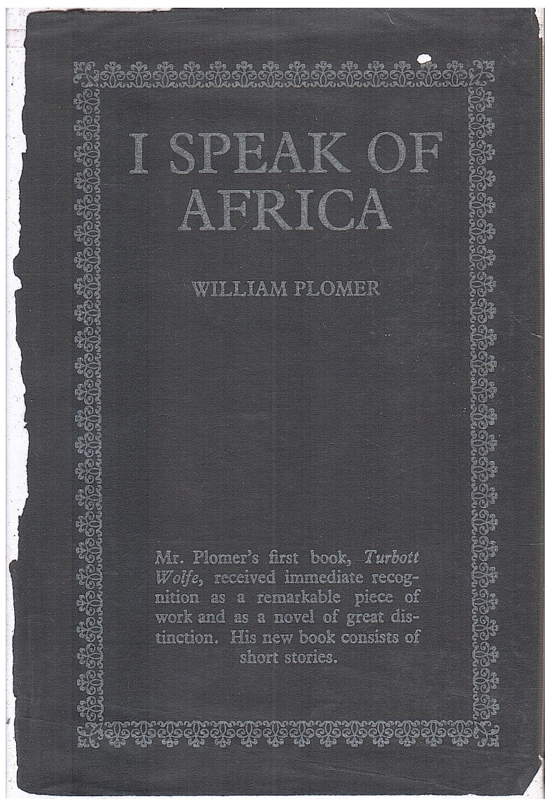 I SPEAK OF AFRICA