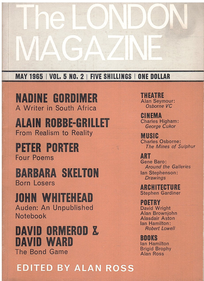 THE LONDON MAGAZINE, Vol. 5, No. 2, May 1965