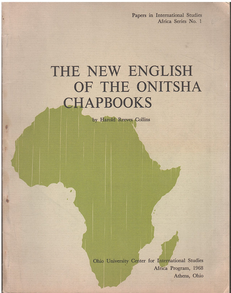 THE NEW ENGLISH OF THE ONITSHA CHAPBOOKS