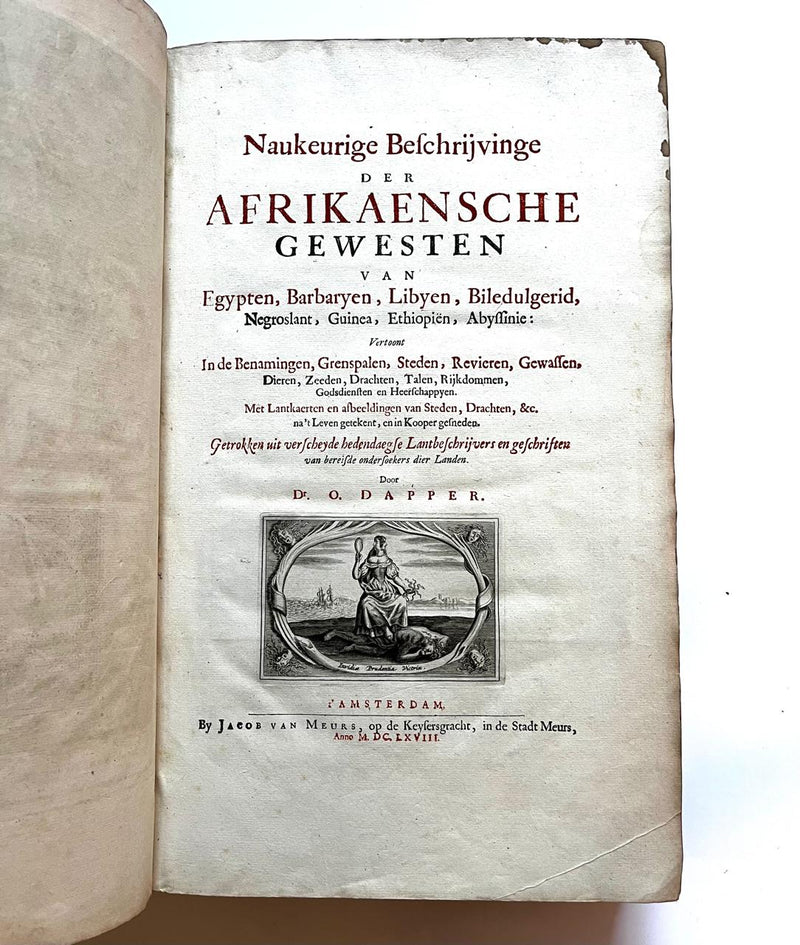 NAUKEURIGE BESCHRIJVINGE DER AFRIKAENSCHE GEWESTEN