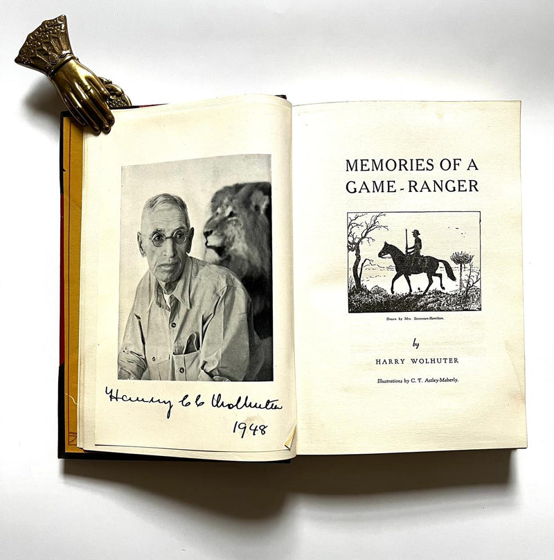 MEMORIES OF A GAME RANGER, illustrations by C.T. Astley-Maberly