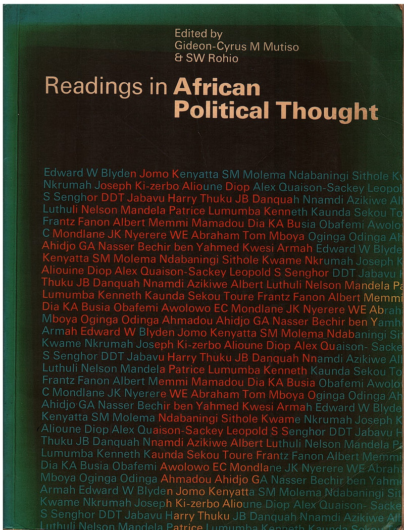 READINGS IN AFRICAN POLITICAL THOUGHT