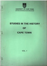 STUDIES IN THE HISTORY OF CAPE TOWN