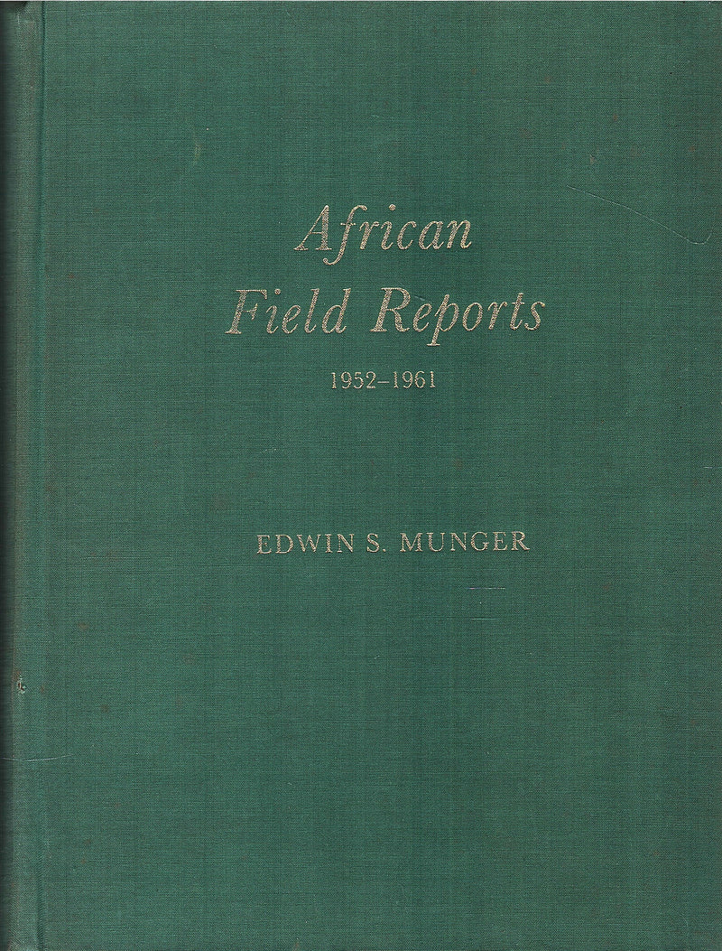 AFRICAN FIELD REPORTS, 1952-1961