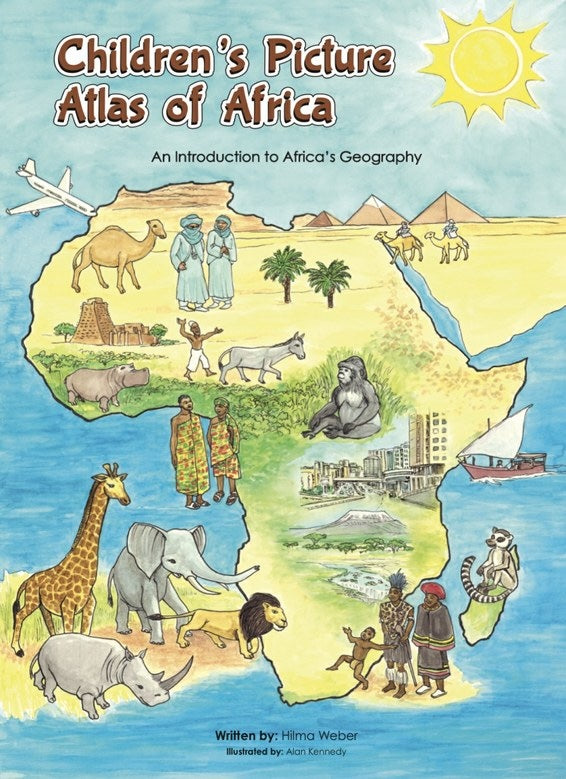 CHILDREN'S PICTURE ATLAS OF AFRICA, an introduction to Africa's geography