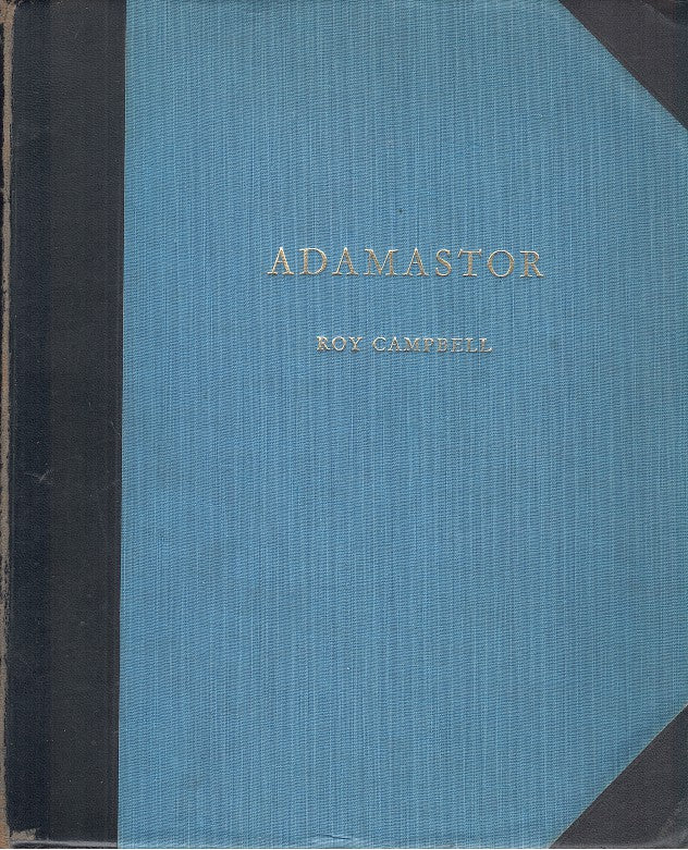 ADAMASTOR, with a preface and seven drawings