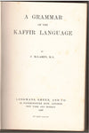 A GRAMMAR OF THE KAFFIR LANGUAGE