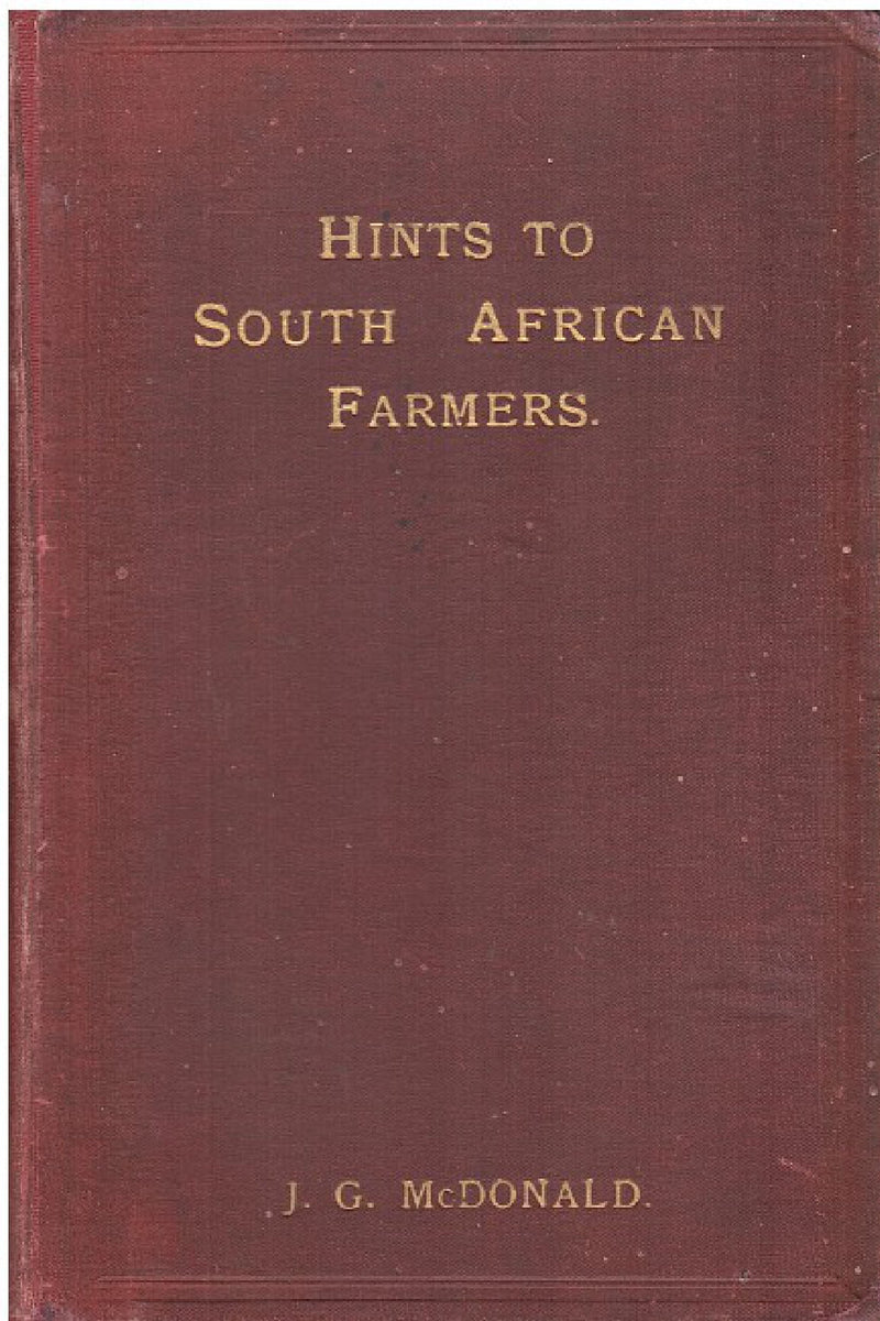 HINTS TO SOUTH AFRICAN FARMERS