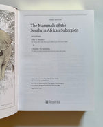 THE MAMMALS OF THE SOUTHERN AFRICAN SUBREGION