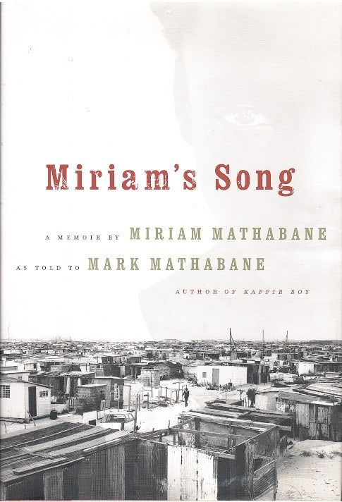 MIRIAM'S SONG, a memoir