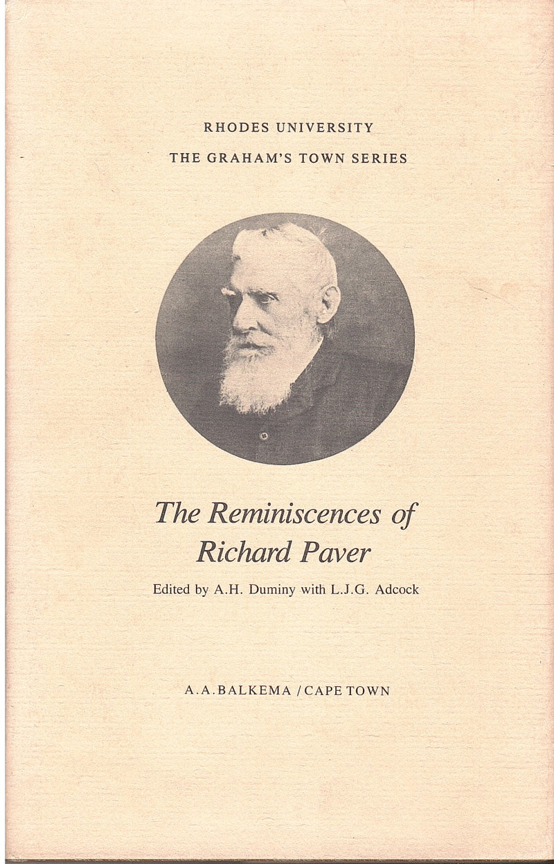 THE REMINISCENCES OF RICHARD PAVER