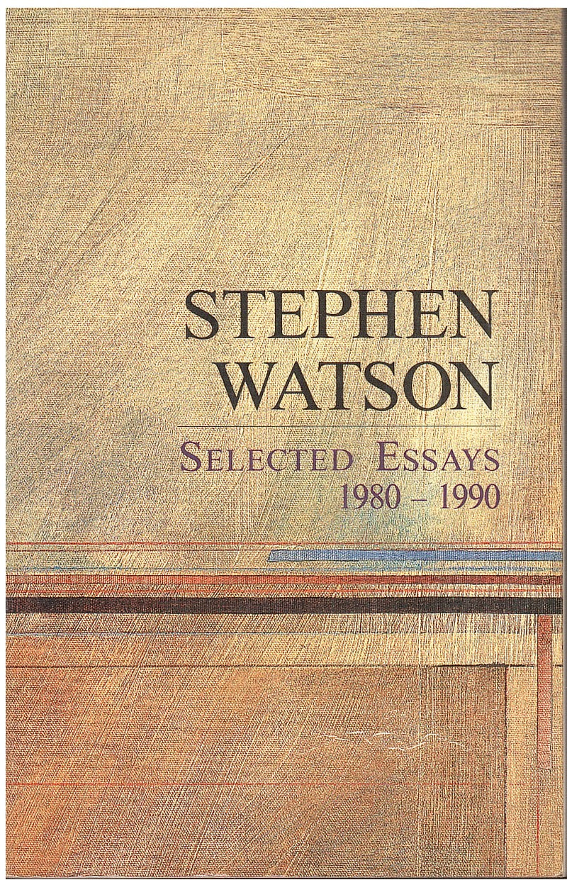 SELECTED ESSAYS, 1980-1990